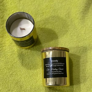 Gold Jar Glass Candle 170 ml