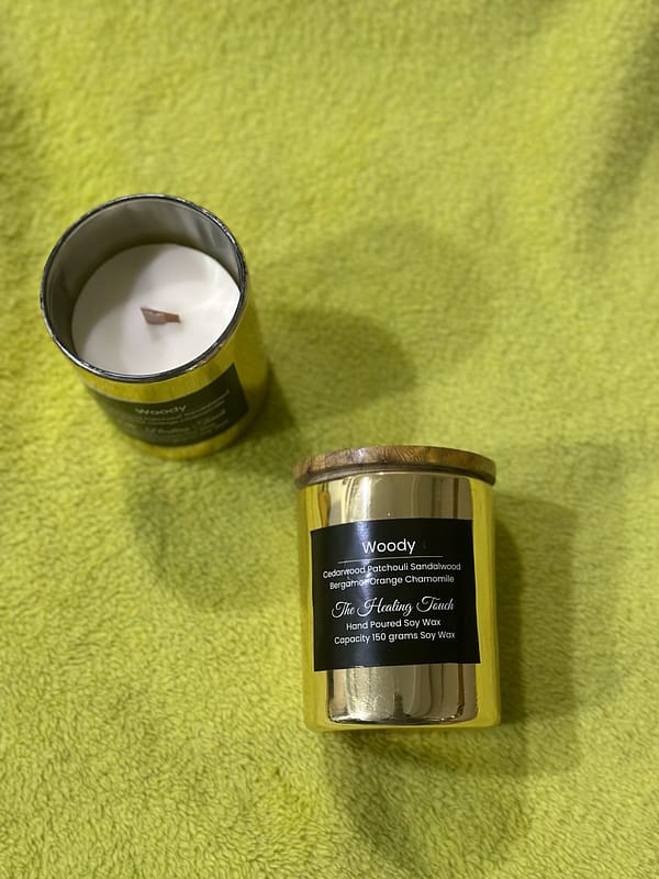 Gold Jar Glass Candle 170 ml